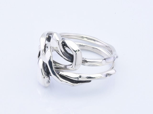 KNOT SNAKE RING DOUBLE