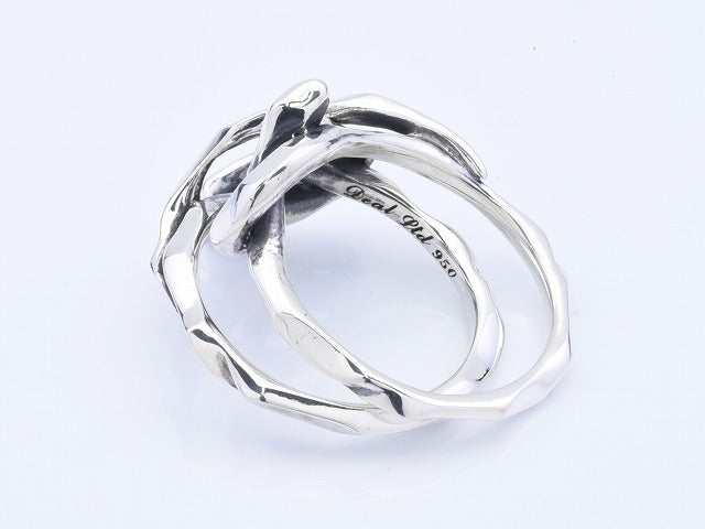 KNOT SNAKE RING DOUBLE