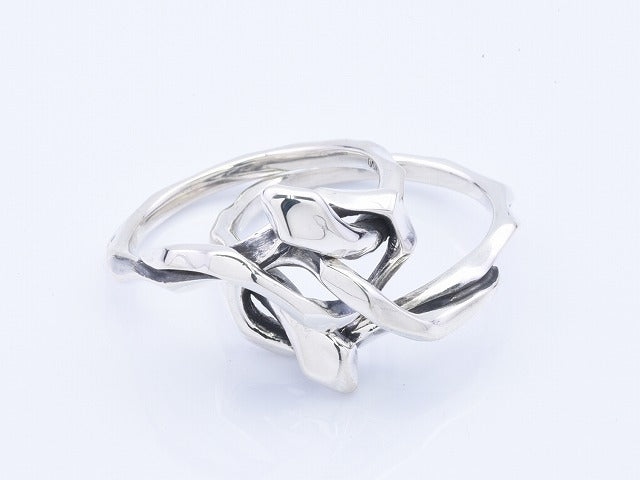 KNOT SNAKE RING DOUBLE