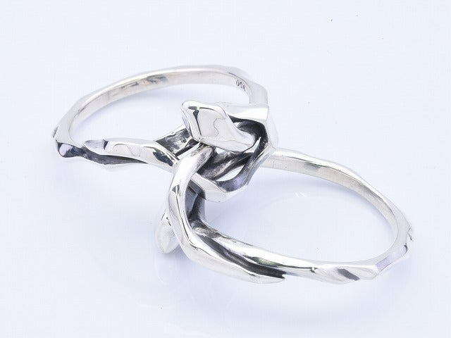 KNOT SNAKE RING DOUBLE