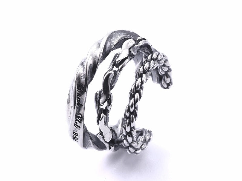 THREE CHAIN EAR CUFF TYPE-C