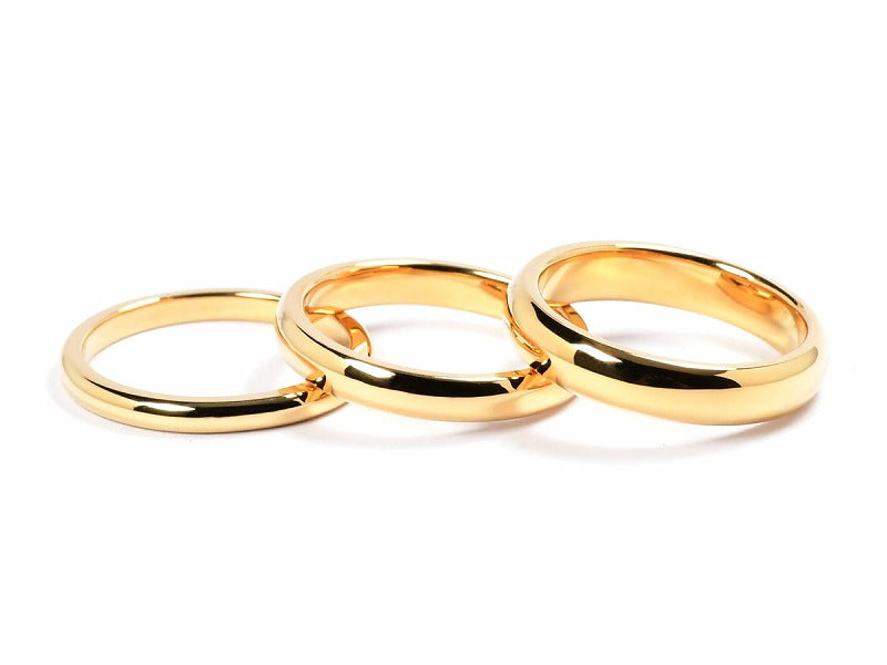 ARC LINE RING 2mm(K18)