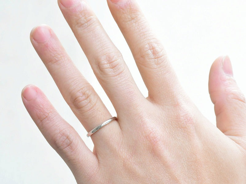 ARC LINE RING 2mm (Pt900)