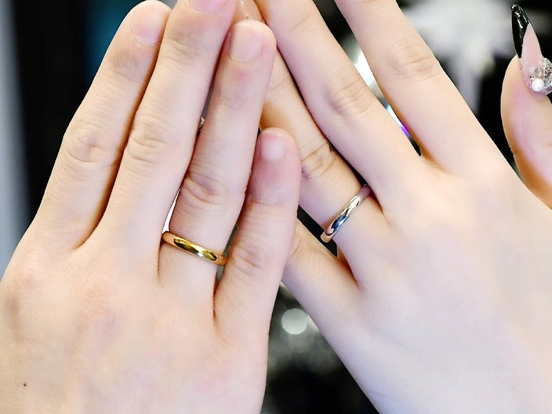 ARC LINE RING 3mm(K18)