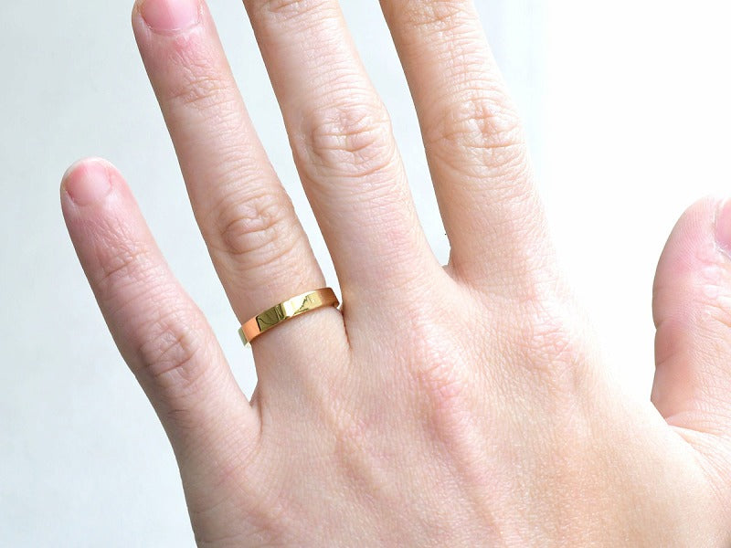 FIELD LINE RING 3mm(K18)