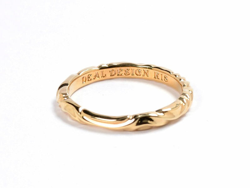 WIND LINE RING 2.5mm(K18)