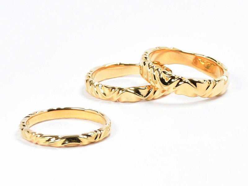 Wind Line Ring 2.5mm (18K)