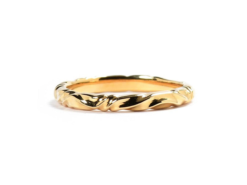 Wind Line Ring 2.5mm (18K)