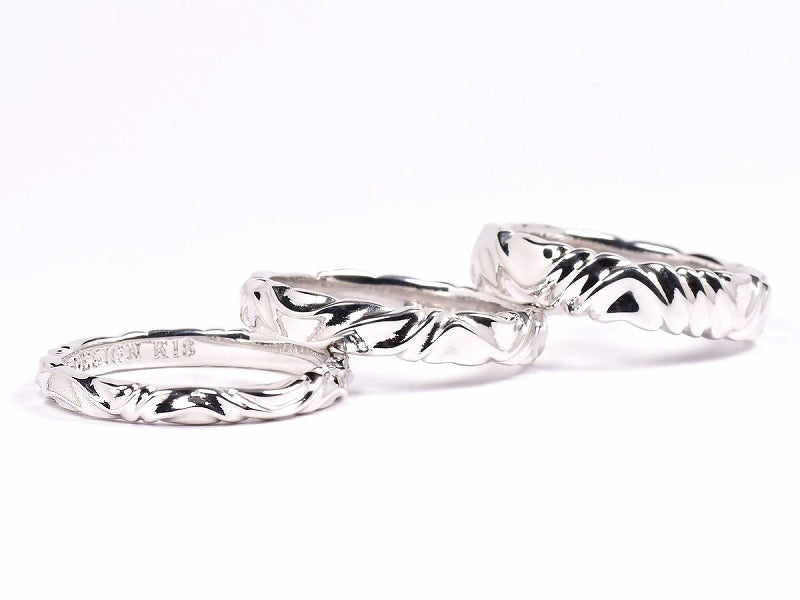 Wind Line Ring 2.5mm (Pt900)