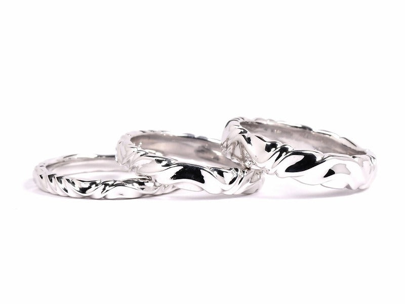 WIND LINE RING 4.5mm(Pt900)