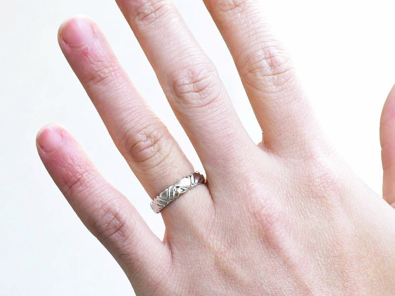 WIND LINE RING 4.5mm(Pt900)