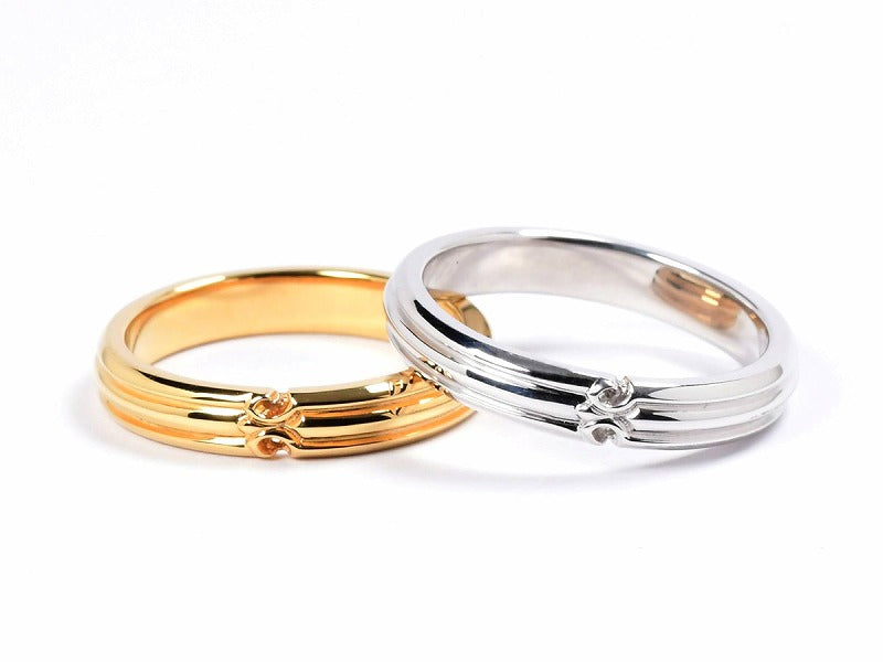LILY LINE RING (Pt900)