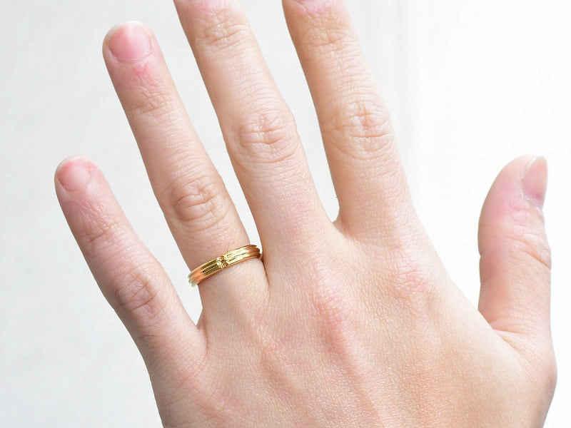 LILY LINE RING (K18)