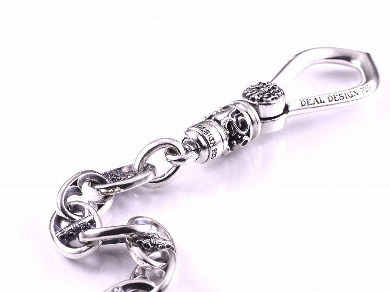 オーバルファングウォレットチェーン:ナロー