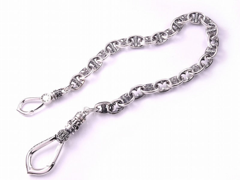 オーバルファングウォレットチェーン:ナロー