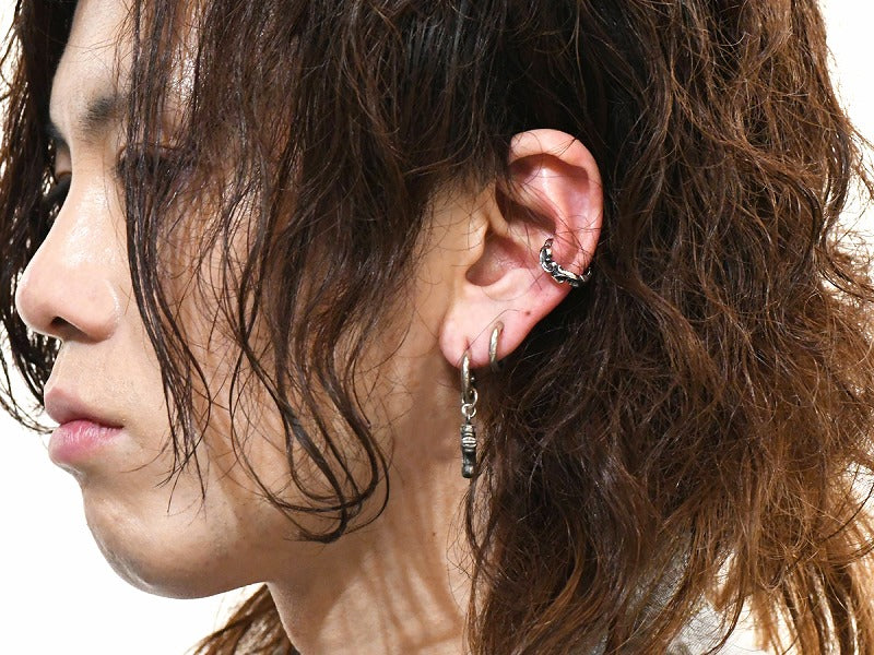 ダブルフローラルイヤカフ