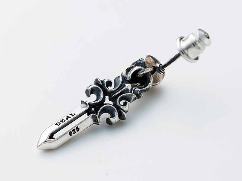 スカルドロップピアス:SD