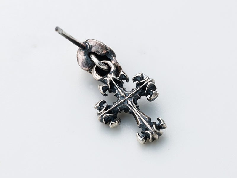 スカルドロップピアス:GL