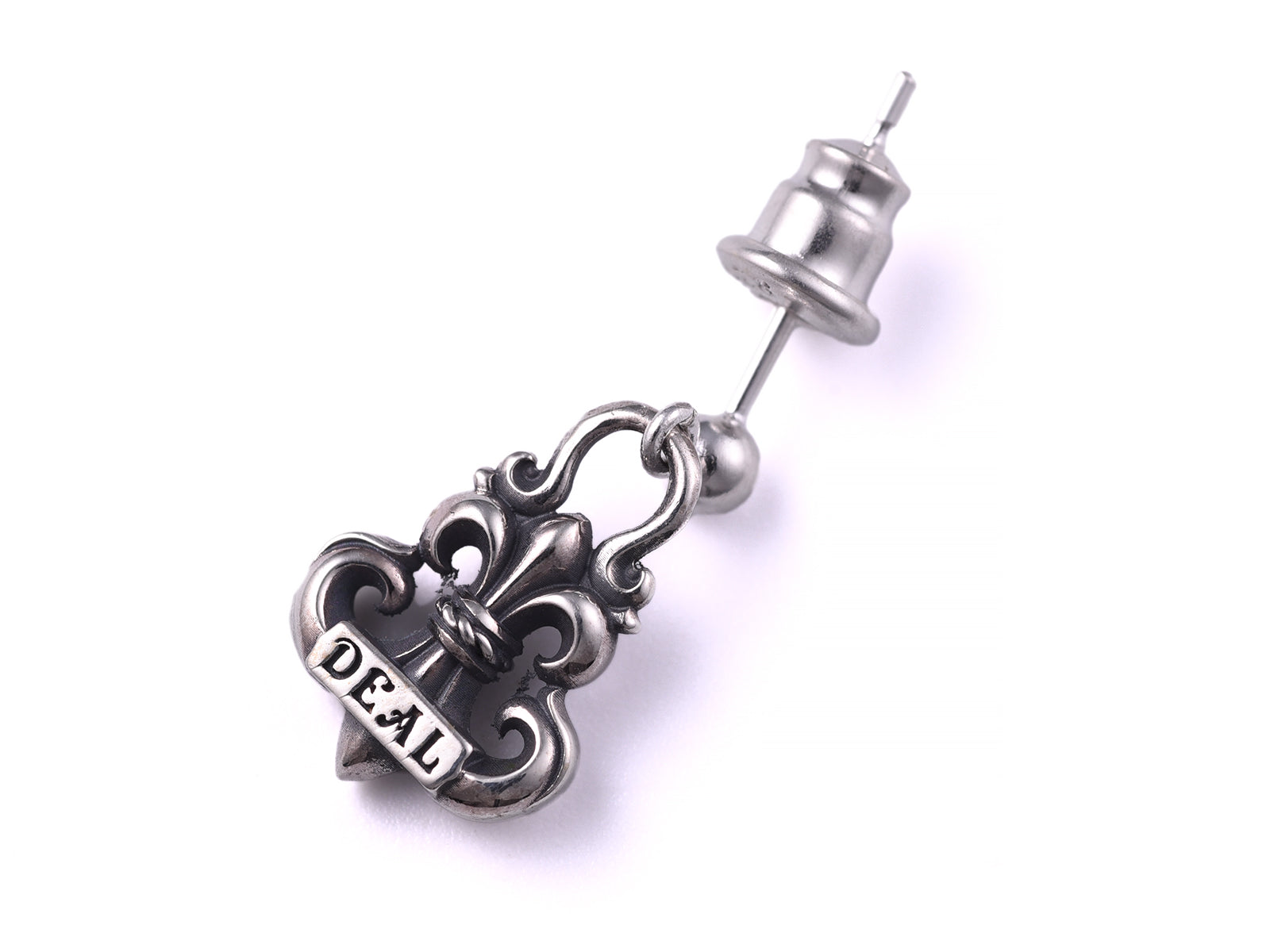 ボールドロップピアス:クラシックリリー