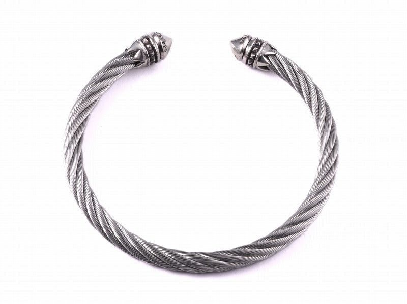 ステンレスワイヤーバングル:エンドコーン