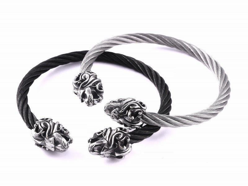 ステンレスワイヤーバングル:ベビーライオン