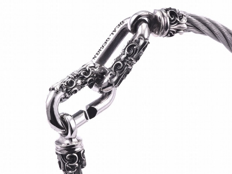 ステンレスワイヤーバングル:オーバルコネクト