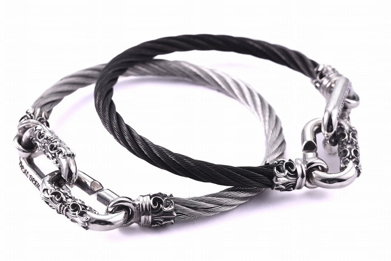 ステンレスワイヤーバングル:オーバルコネクト