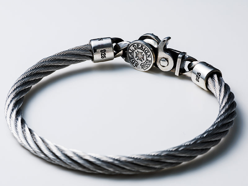 ステンレスワイヤーバングル:タイニークリップ