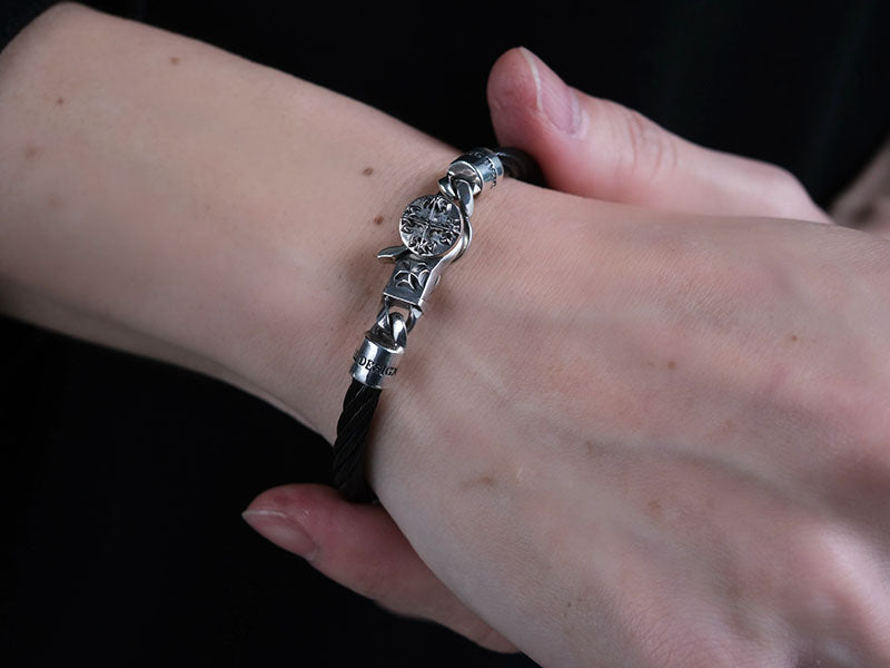 ステンレスワイヤーバングル:タイニークリップ