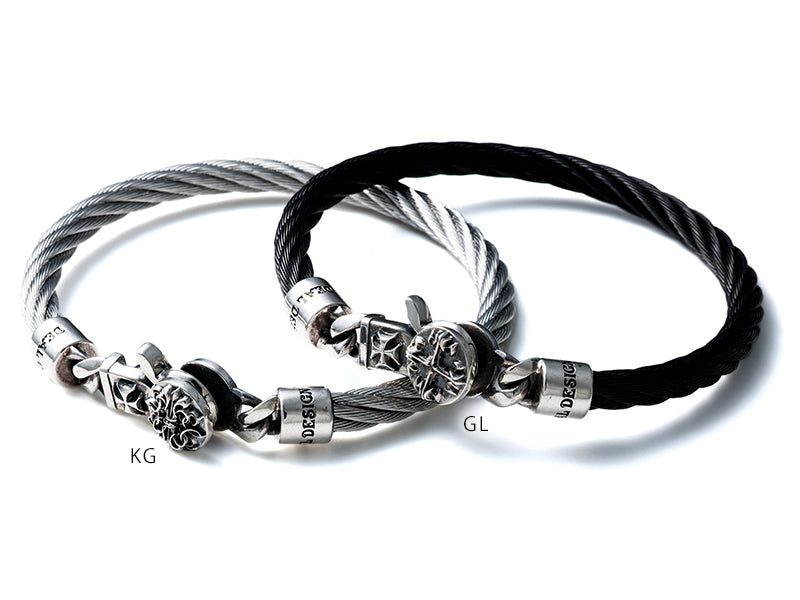 ステンレスワイヤーバングル:タイニークリップ