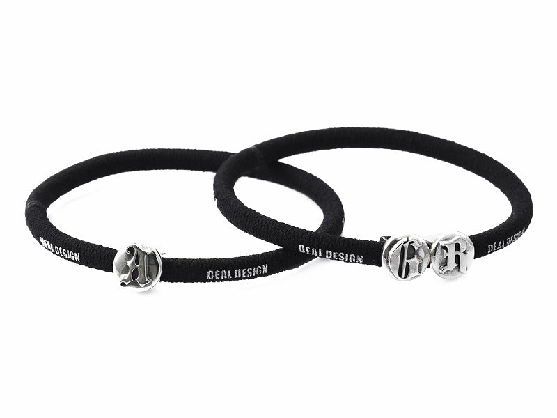 ヘアゴム:ミニコンチョ(イニシャル)