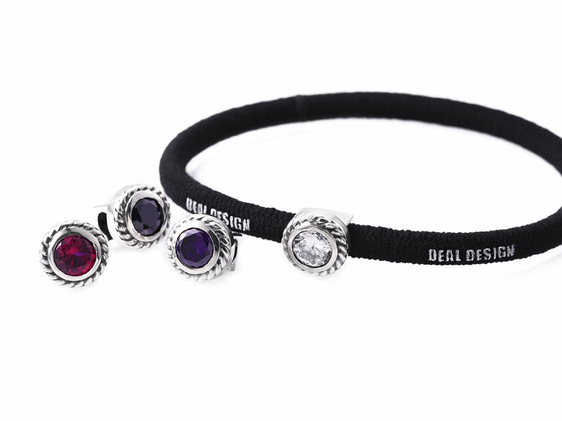 ヘアゴム:ミニコンチョ(ストーン)