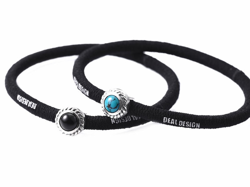 ヘアゴム:ミニコンチョ(ストーン)