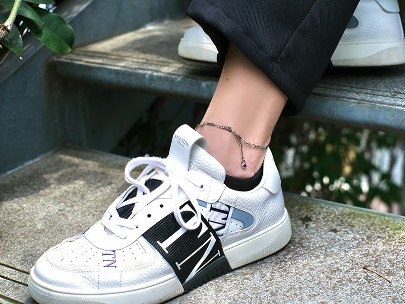 ドロップストーンアンクレット