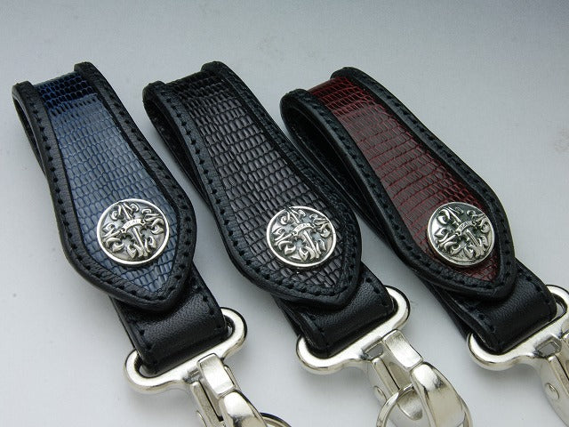 インレイキーホルダー(リザード)