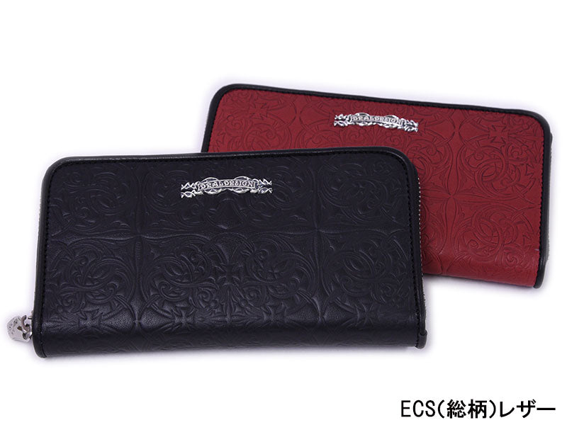 ◆【DEAL DESIGN】本革 ラウンドジップウォレット 廃番モデル ラウンドジップウォレット：ボールパイピング