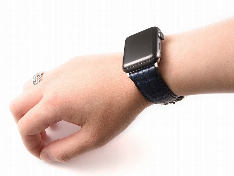 Apple Watch バンド (リアルクロコ)