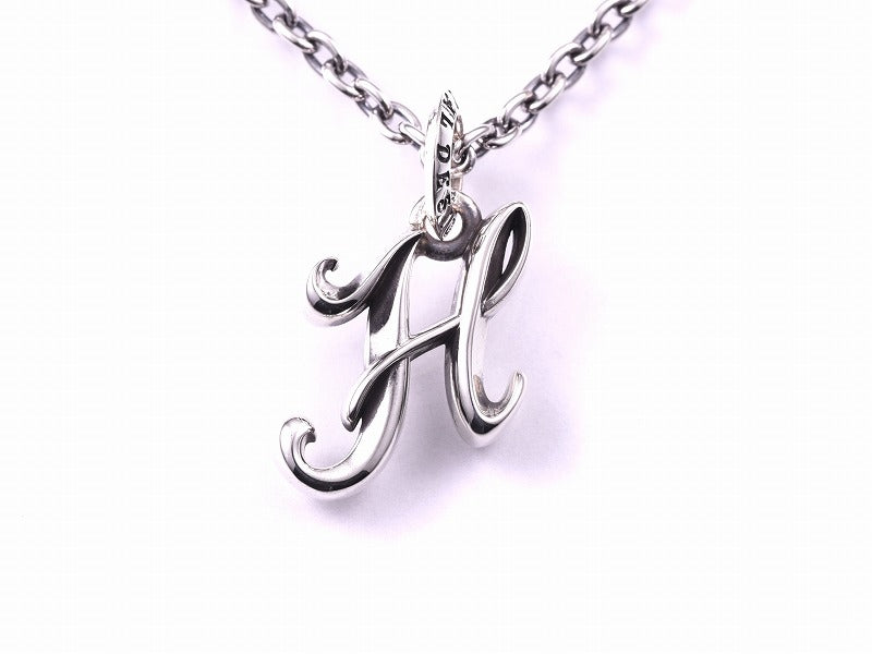 グレイスイニシャルペンダント "H"