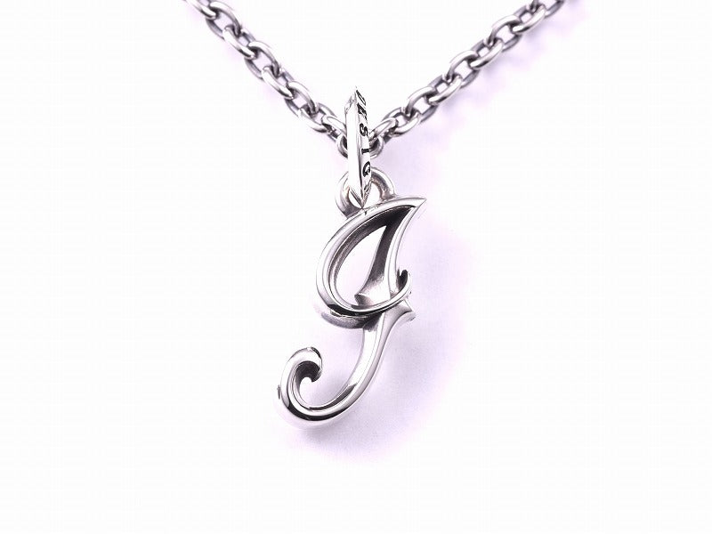 グレイスイニシャルペンダント "J"