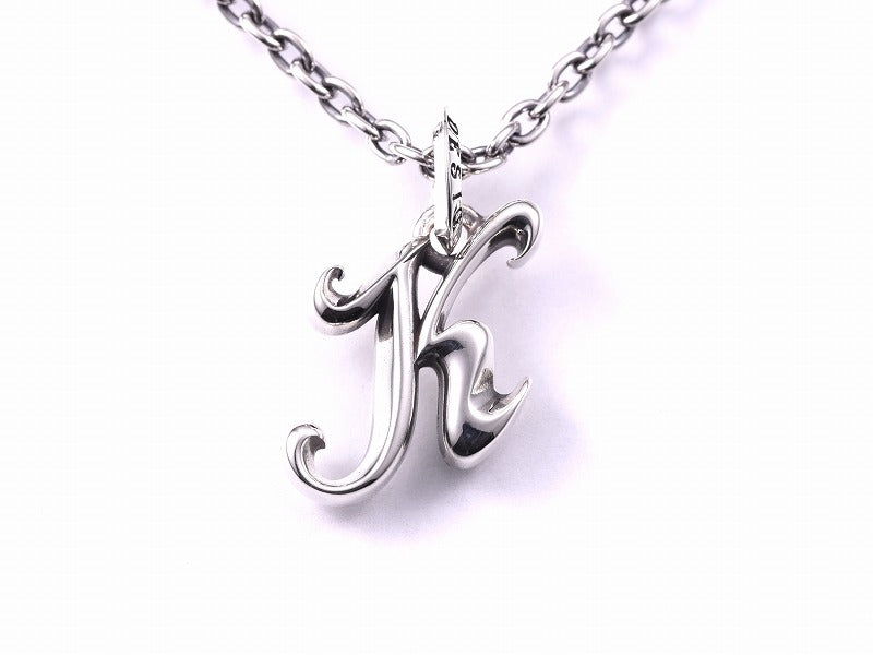 グレイスイニシャルペンダント "K"