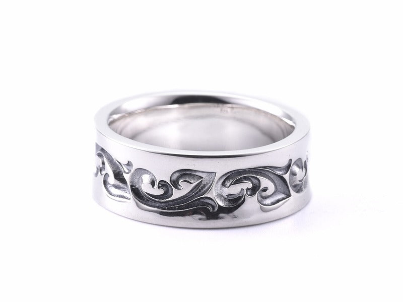 ダブルフローラルリング:ワイド