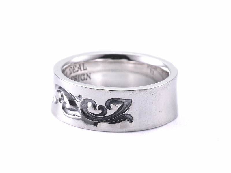 ダブルフローラルリング:ワイド