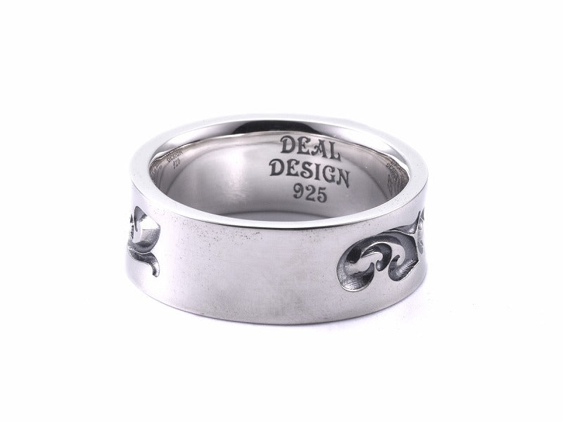 ダブルフローラルリング:ワイド