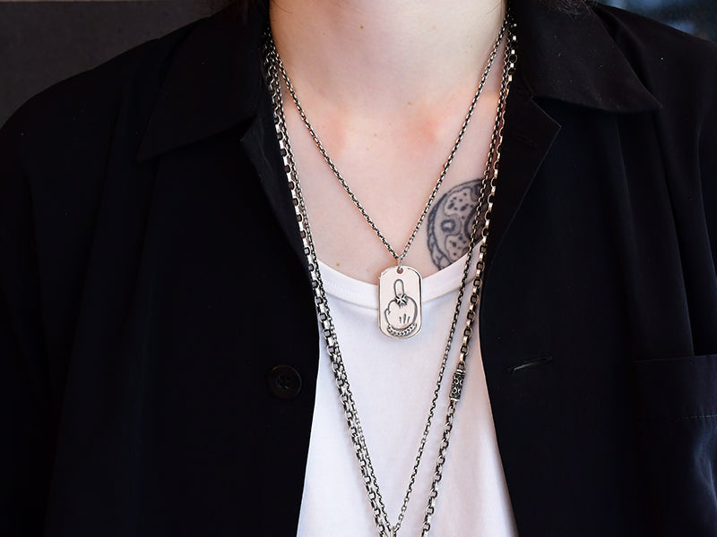 ファックユータグ:ラージ