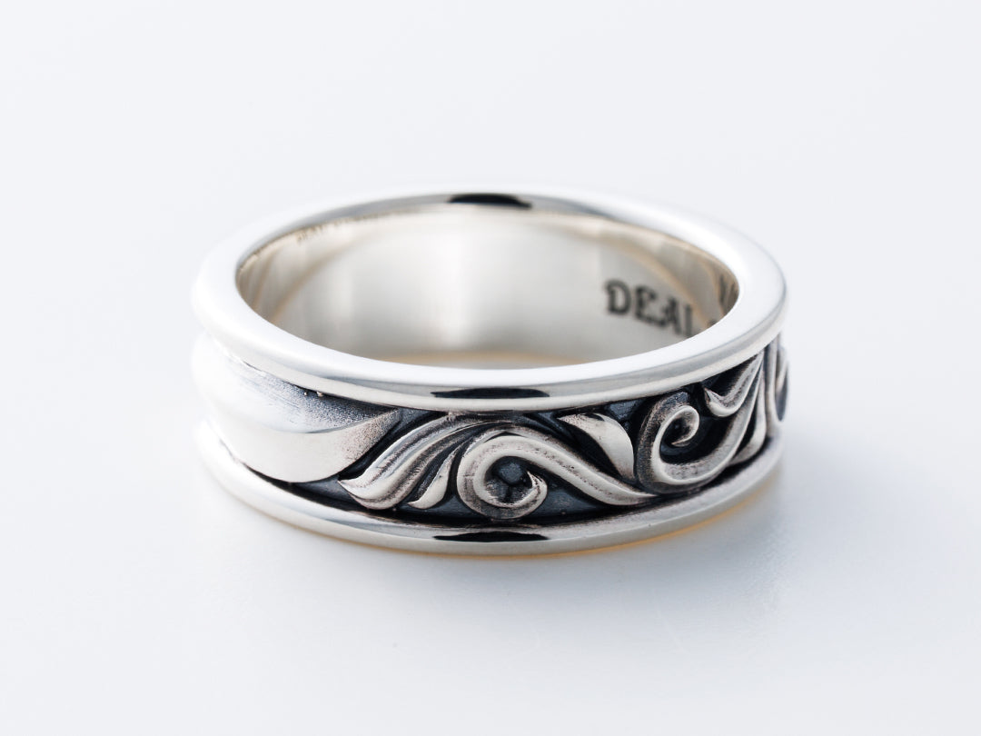 フローラルクロスリング