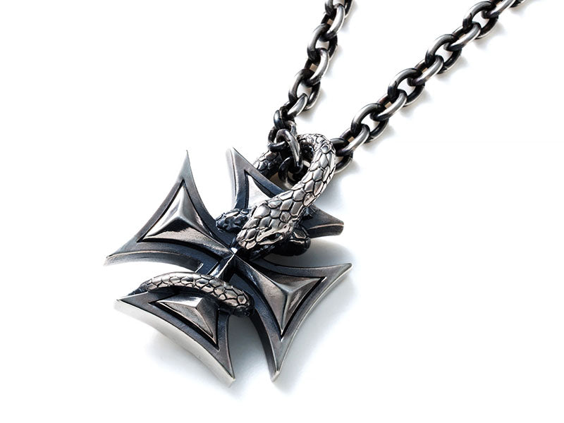 スネークロールアイアンクロス