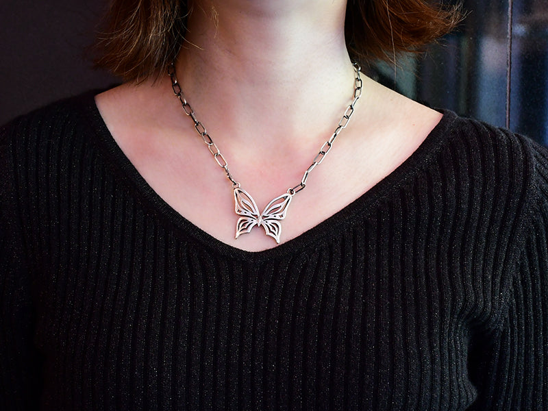 スタッズバタフライチョーカー:EX