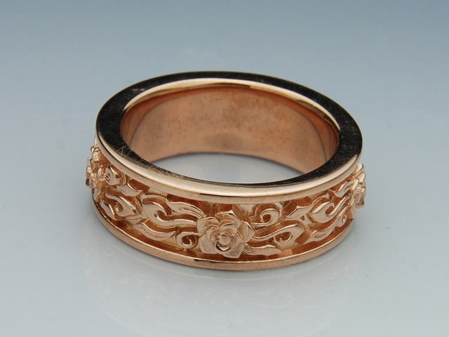 スクロールローズリング