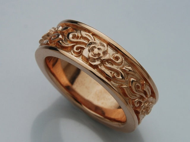 スクロールローズリング