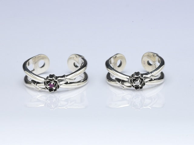 セーフティーピンリング:ローズ